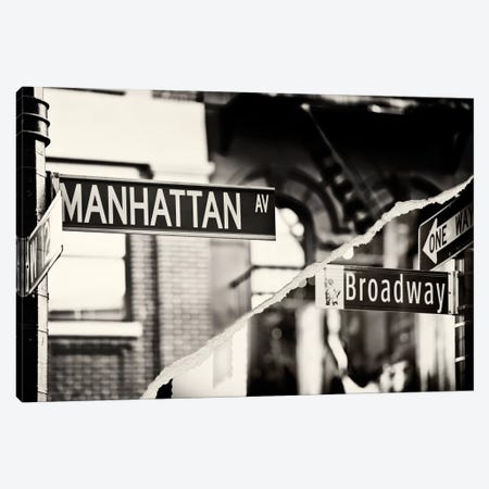 Manhattan Signs Canvas Print #PHD21} by Philippe Hugonnard Canvas Art
