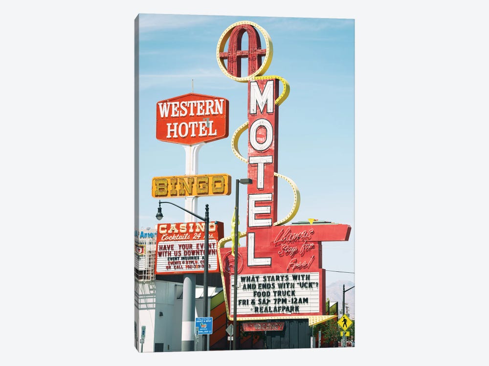 American West - Old Las Vegas by Philippe Hugonnard 1-piece Art Print