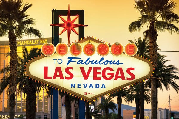 Nevada: American West - Vegas Sunset by Philippe Hugonnard