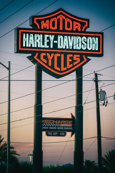 Las Vegas: American West - Vegas Motor Cycles by Philippe Hugonnard