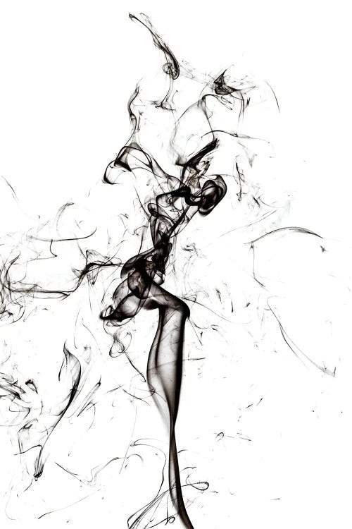 Abstract Black Smoke - The Dancer