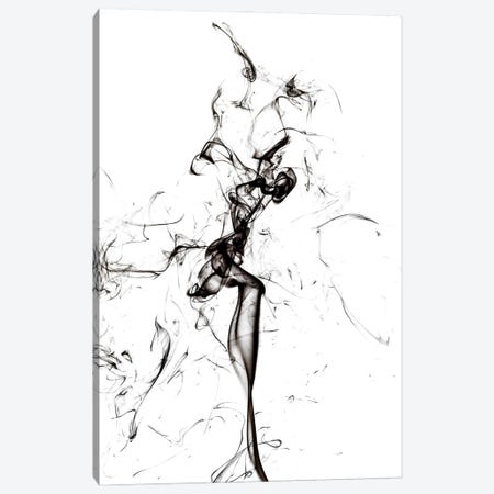Abstract Black Smoke - The Dancer Canvas Print #PHD2314} by Philippe Hugonnard Canvas Art