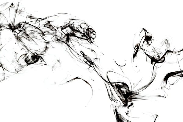 Abstract Photography: Abstract Black Smoke - Spirit Mood by Philippe Hugonnard