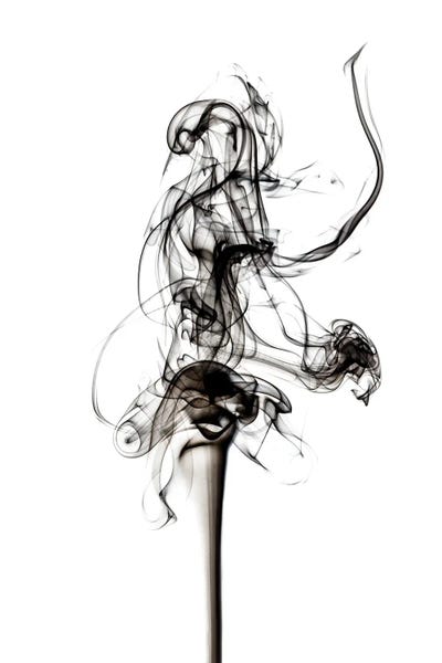 Abstract Photography: Abstract Black Smoke - Prima Ballerina by Philippe Hugonnard