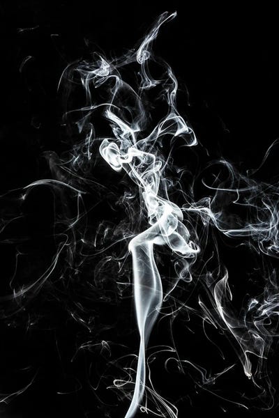 Abstract Photography: Abstract White Smoke - The Dancer by Philippe Hugonnard