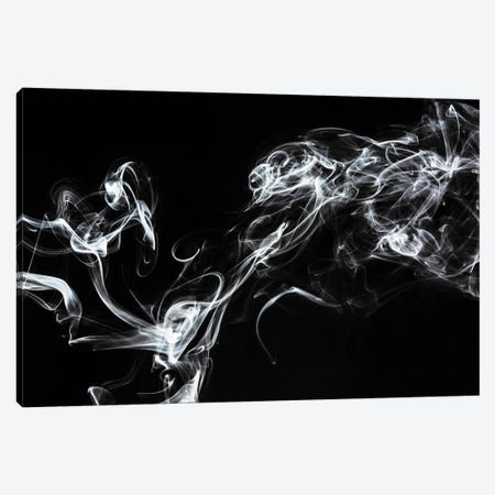 Abstract White Smoke - Spirit Mood Canvas Print #PHD2328} by Philippe Hugonnard Canvas Wall Art