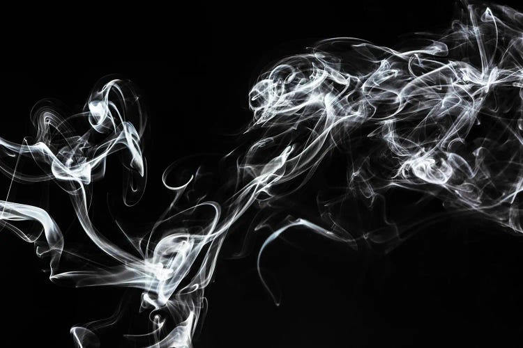 Abstract White Smoke - Spirit Mood