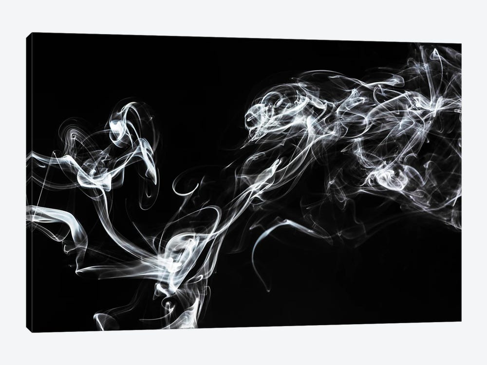 Abstract White Smoke - Spirit Mood by Philippe Hugonnard 1-piece Canvas Art