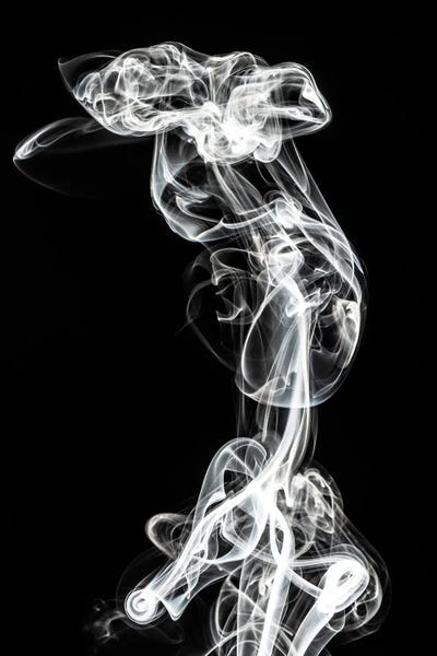 Abstract Photography: Abstract White Smoke - Chimera Woman by Philippe Hugonnard