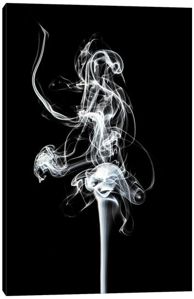 Abstract White Smoke - Prima Ballerina Canvas Art Print - Abstract Photography