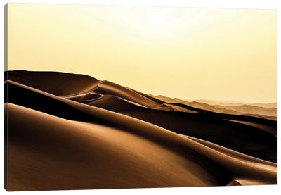 Wild Sand Dunes - Desert Sunset Canvas Art Print - Wild Sand Dunes