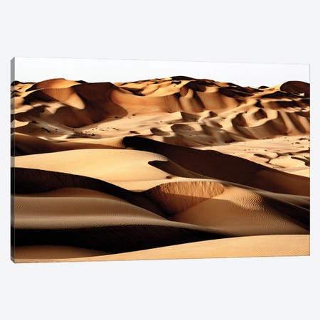 Wild Sand Dunes - Desert Canvas Print #PHD2337} by Philippe Hugonnard Canvas Art