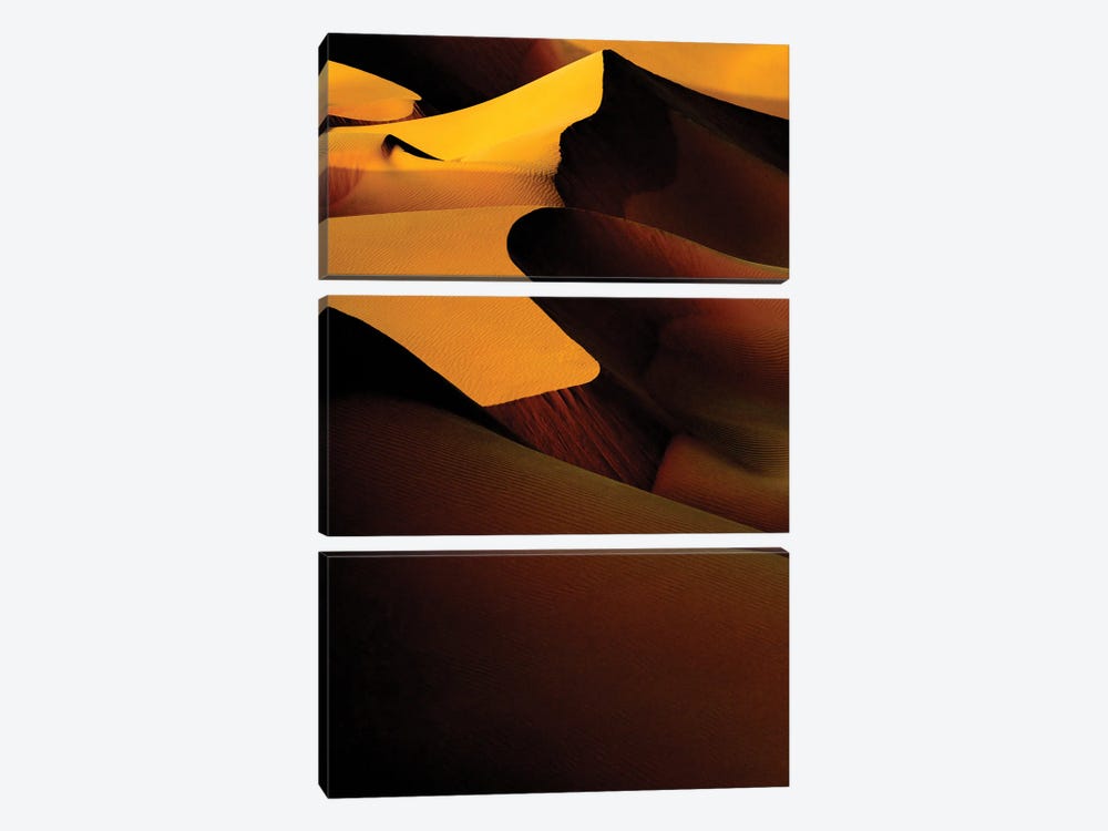 Wild Sand Dunes - Sunset Shadow by Philippe Hugonnard 3-piece Canvas Art