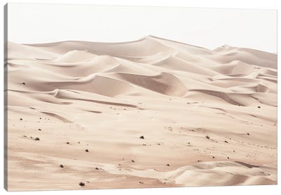 Wild Sand Dunes - Desert Linen Canvas Art Print - Wild Sand Dunes