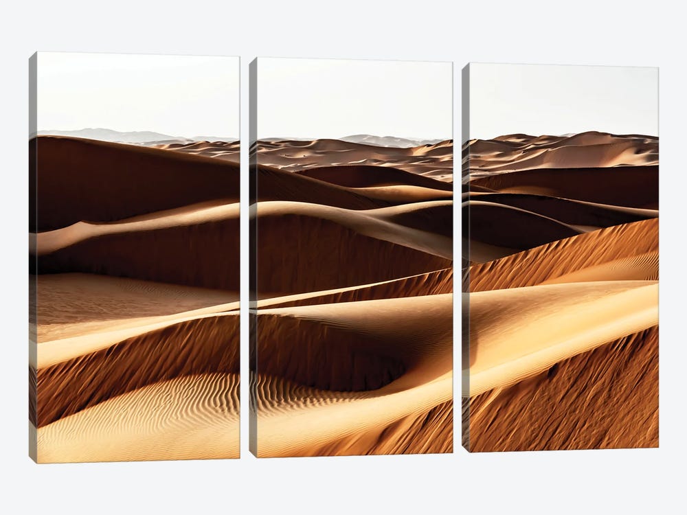 Wild Sand Dunes - End Of The Day by Philippe Hugonnard 3-piece Art Print