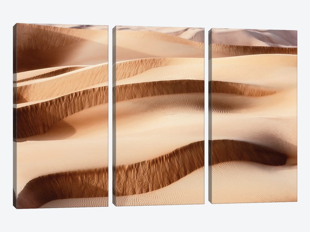 Wild Sand Dunes - Sand Waves by Philippe Hugonnard 3-piece Art Print