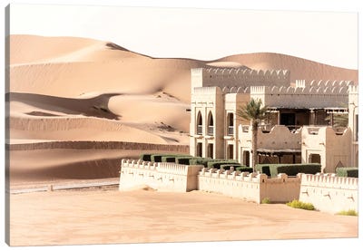 Desert Home - Sand Dunes Canvas Art Print - Middle Eastern Décor