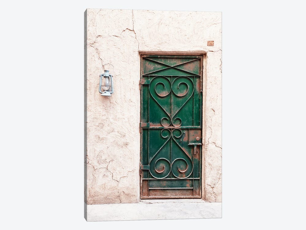 Desert Home - Old Green Door by Philippe Hugonnard 1-piece Canvas Art Print