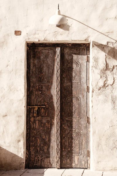Desert Home - Old Brown Door by Philippe Hugonnard acrylic art print