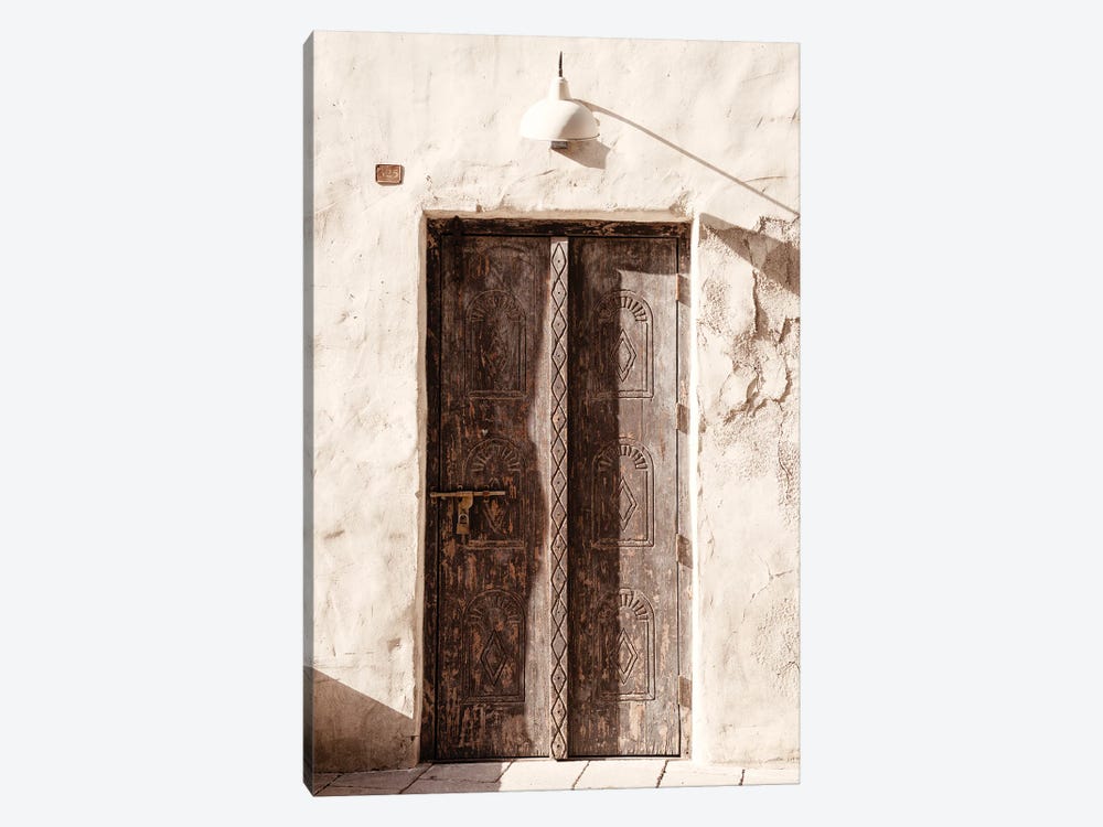 Desert Home - Old Brown Door by Philippe Hugonnard 1-piece Canvas Wall Art