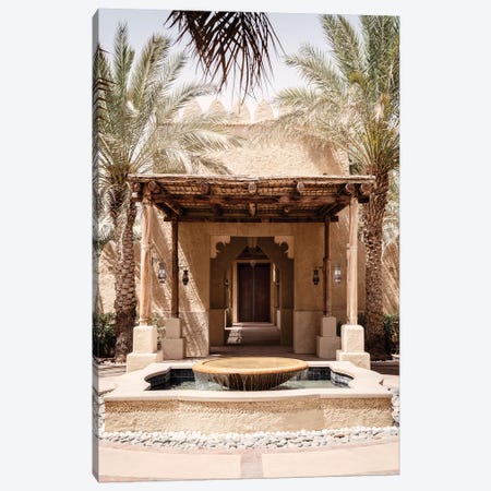Desert Home - Between Two Palm Trees Canvas Print #PHD2411} by Philippe Hugonnard Canvas Artwork