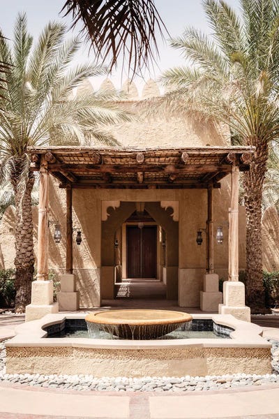 Middle Eastern Décor: Desert Home - Between Two Palm Trees by Philippe Hugonnard