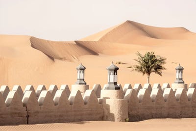 Desert Home - Follow The Wall by Philippe Hugonnard art print