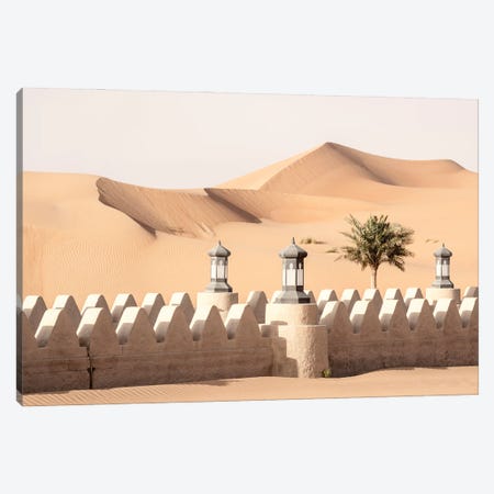 Desert Home - Follow The Wall Canvas Print #PHD2413} by Philippe Hugonnard Canvas Wall Art