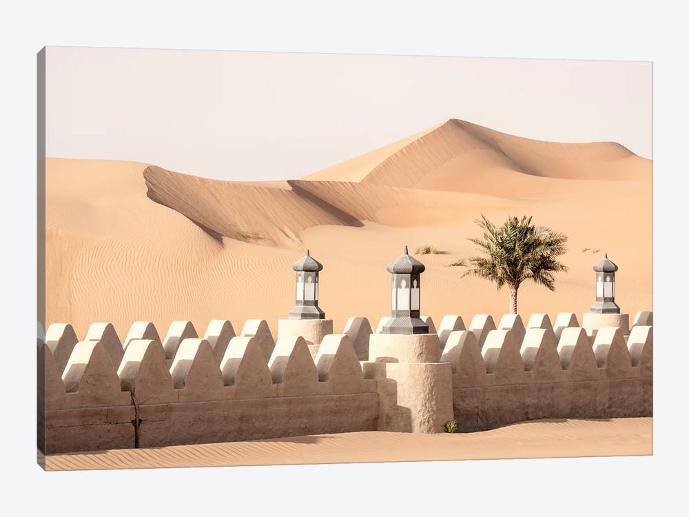 Desert Home - Follow The Wall by Philippe Hugonnard 1-piece Art Print