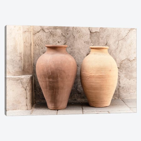 Desert Home - Two Antique Jars Canvas Print #PHD2414} by Philippe Hugonnard Canvas Art Print