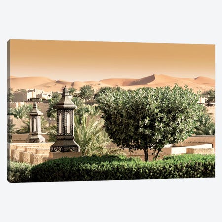 Desert Home - Sunset Canvas Print #PHD2415} by Philippe Hugonnard Canvas Art Print