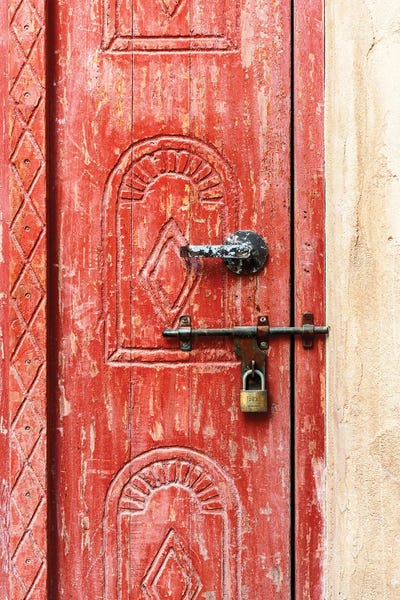 Desert Home - Red Door by Philippe Hugonnard canvas print