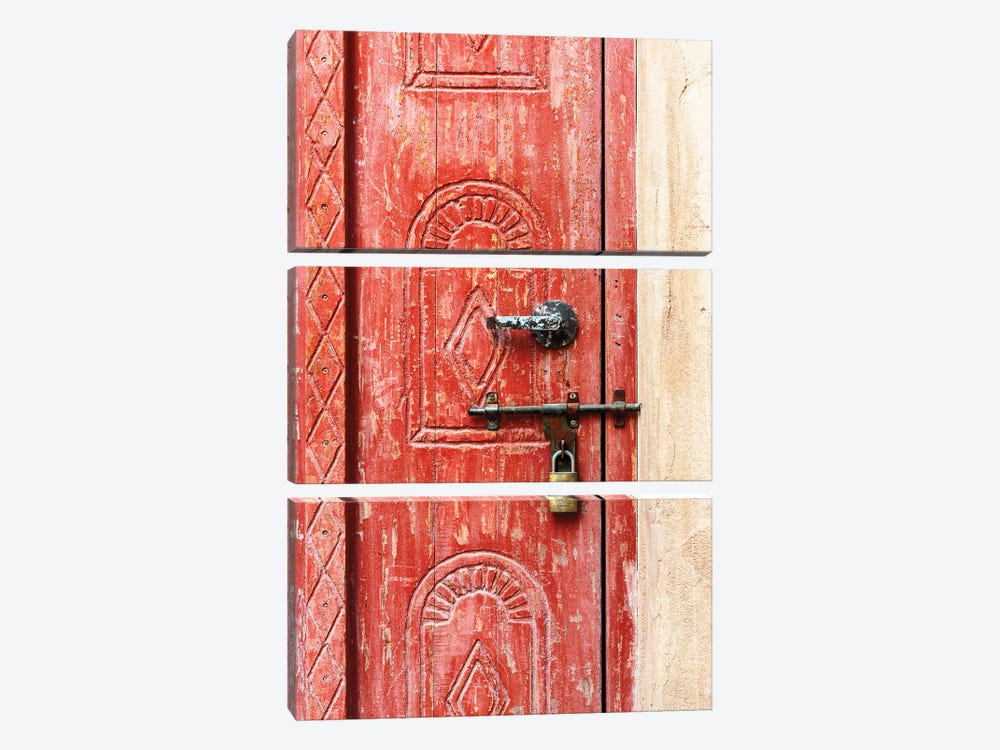 Desert Home - Red Door by Philippe Hugonnard 3-piece Canvas Artwork