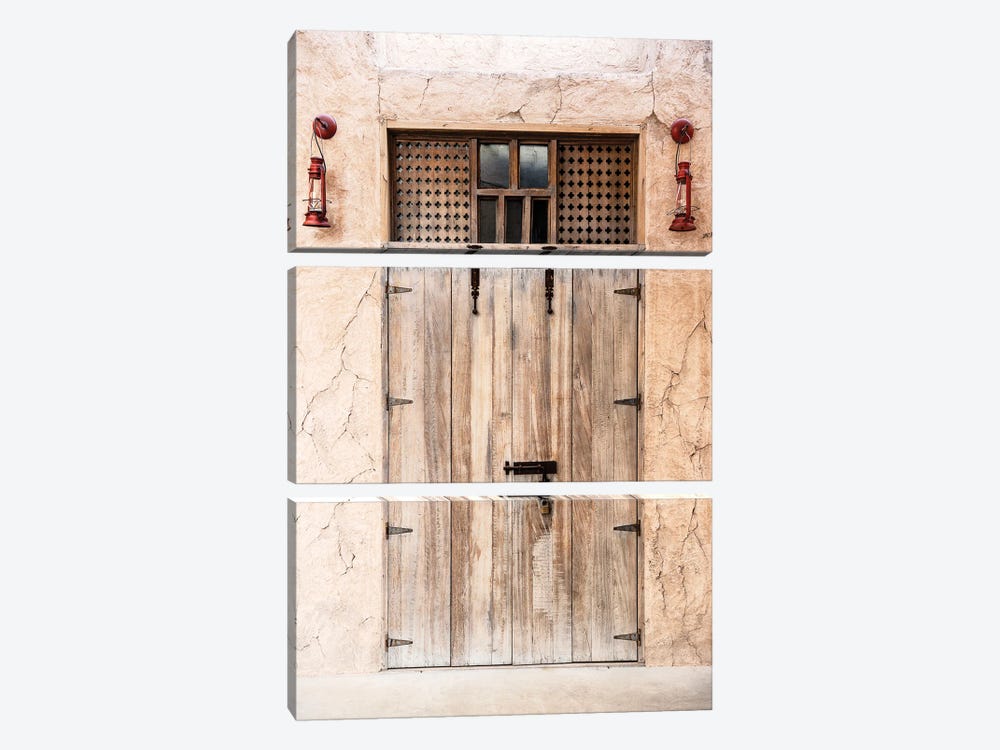 Desert Home - Shutter Closed by Philippe Hugonnard 3-piece Canvas Wall Art