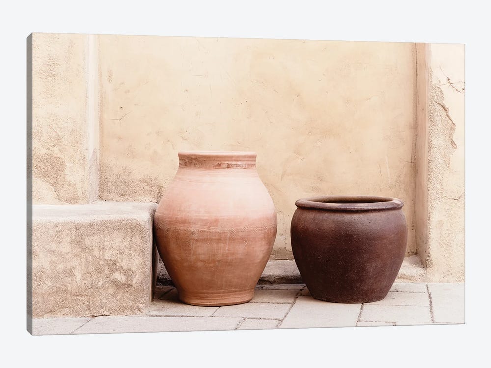 Desert Home - Terracotta Pots by Philippe Hugonnard 1-piece Canvas Print
