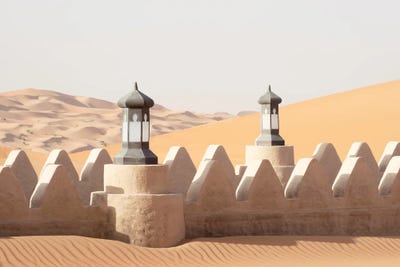 Desert Home - Between Two Lanterns by Philippe Hugonnard art print