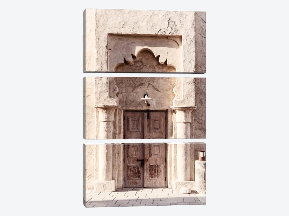 Desert Home - Entrance by Philippe Hugonnard 3-piece Canvas Art Print