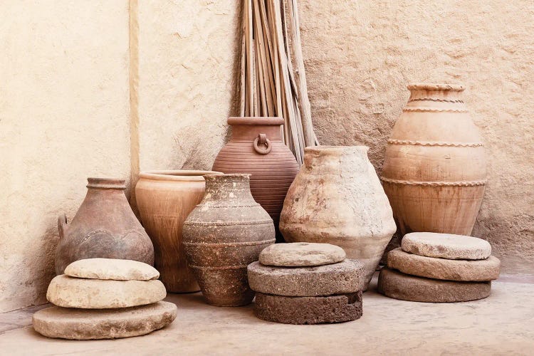 Desert Home - Antique Pots And Jars