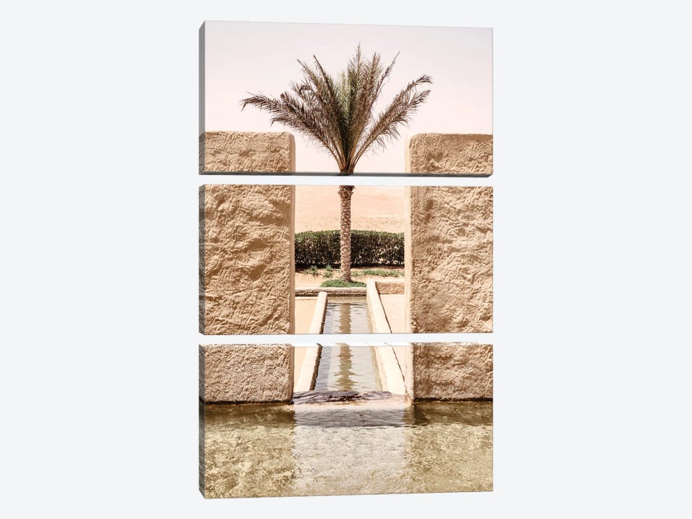Desert Home - Between Two Walls by Philippe Hugonnard 3-piece Canvas Wall Art