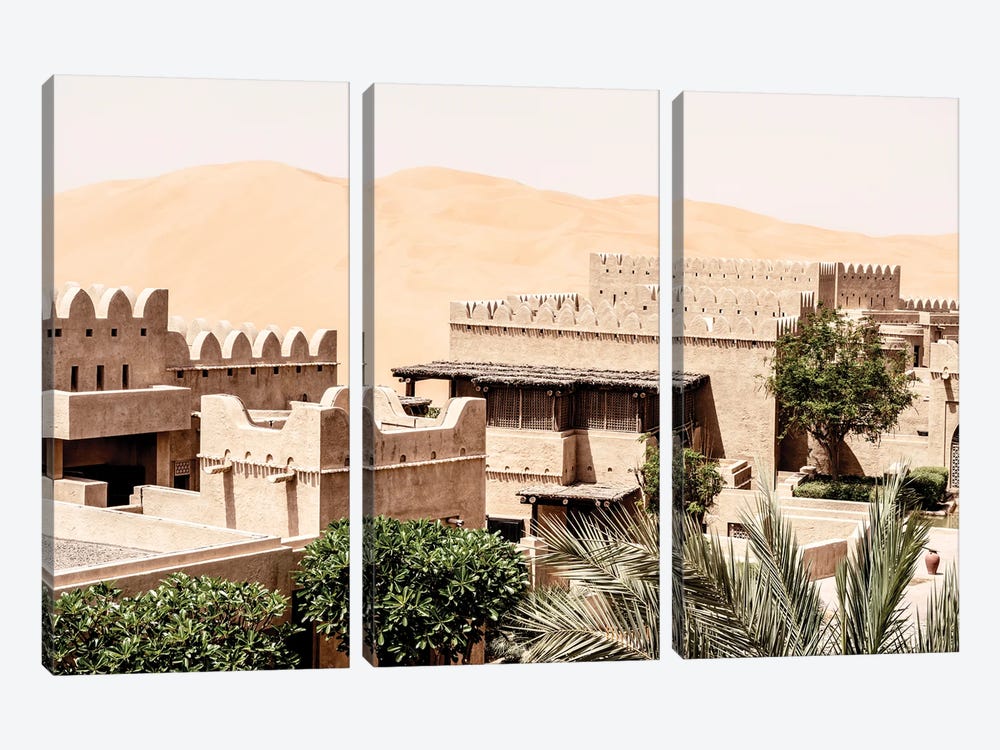 Desert Home - Above The Rooftops by Philippe Hugonnard 3-piece Canvas Art