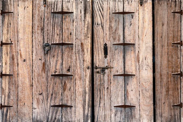 Desert Home - Vintage Wooden Door