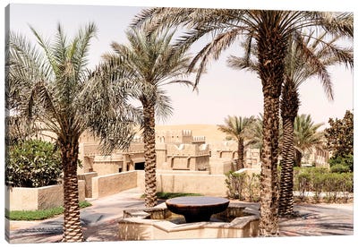 Desert Home - Among The Palm Trees Canvas Art Print - Desert Home