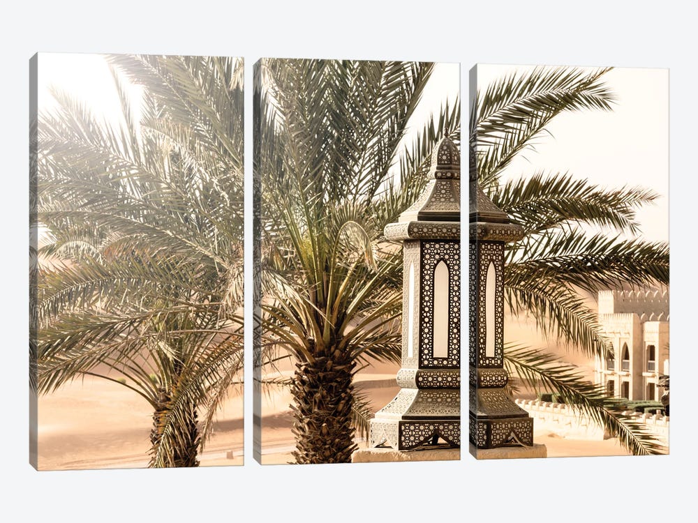 Desert Home - Lantern by Philippe Hugonnard 3-piece Canvas Artwork