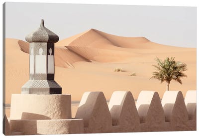 Desert Home - Behind The Wall Canvas Art Print - Desert Home