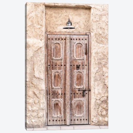 Desert Home - Ancient Antique Wooden Door Canvas Print #PHD2472} by Philippe Hugonnard Canvas Art