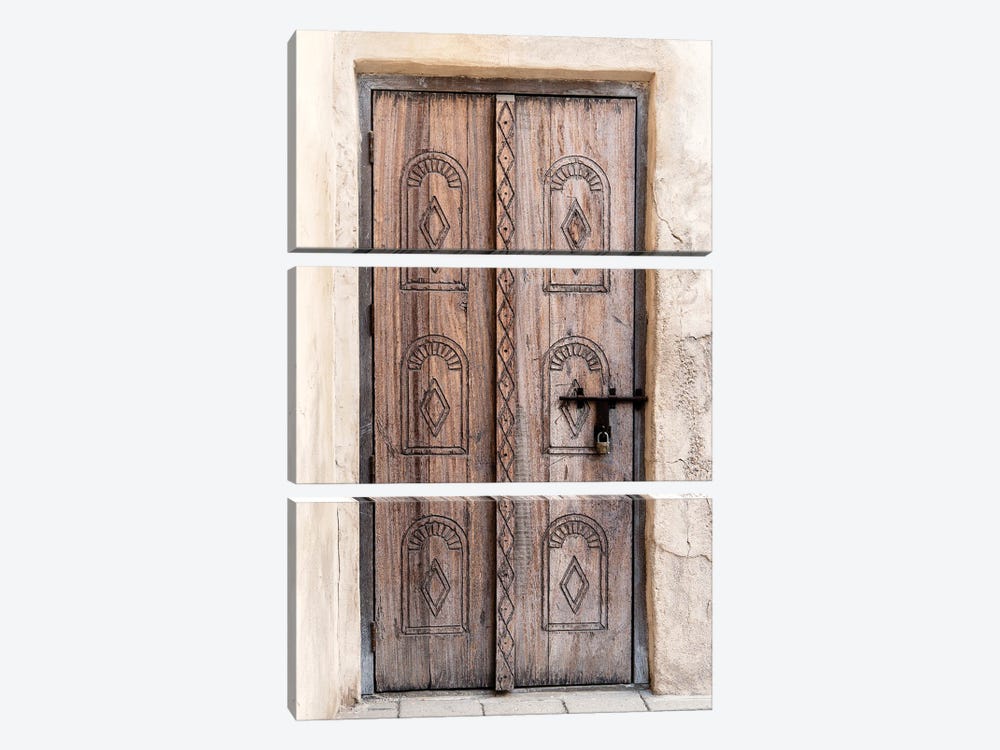 Desert Home - Wood Door II by Philippe Hugonnard 3-piece Art Print