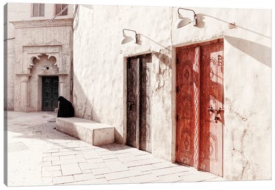 Desert Home - Old Dubai Canvas Art Print - Middle Eastern Décor