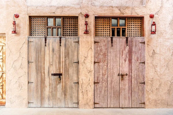 Middle Eastern Décor: Desert Home - Double Entry by Philippe Hugonnard