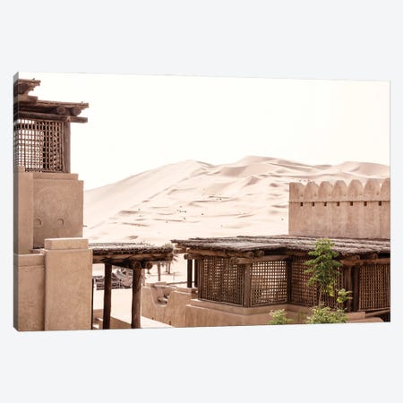 Desert Home - Between Two Buildings Canvas Print #PHD2488} by Philippe Hugonnard Canvas Print