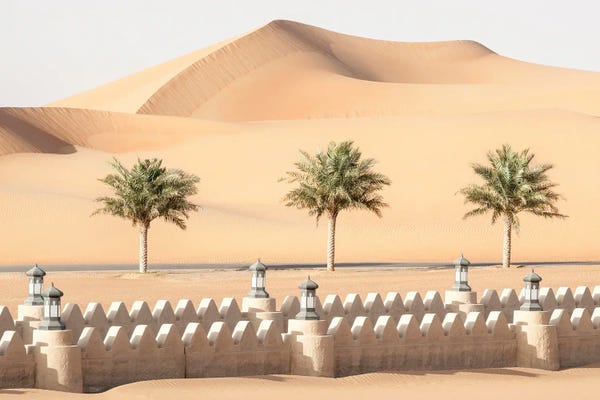 Middle Eastern Décor: Desert Home - Three Palm Trees by Philippe Hugonnard